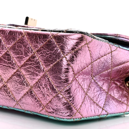 Chanel Metallic Goatskin Quilted Mini 2.55 Reissue Flap Multicolor 10 of 11