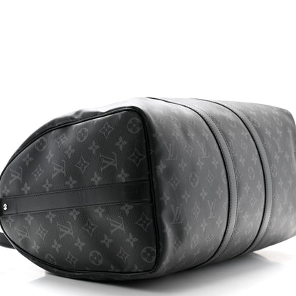 Louis Vuitton Monogram Eclipse Keepall Bandouliere 45 8 of 11