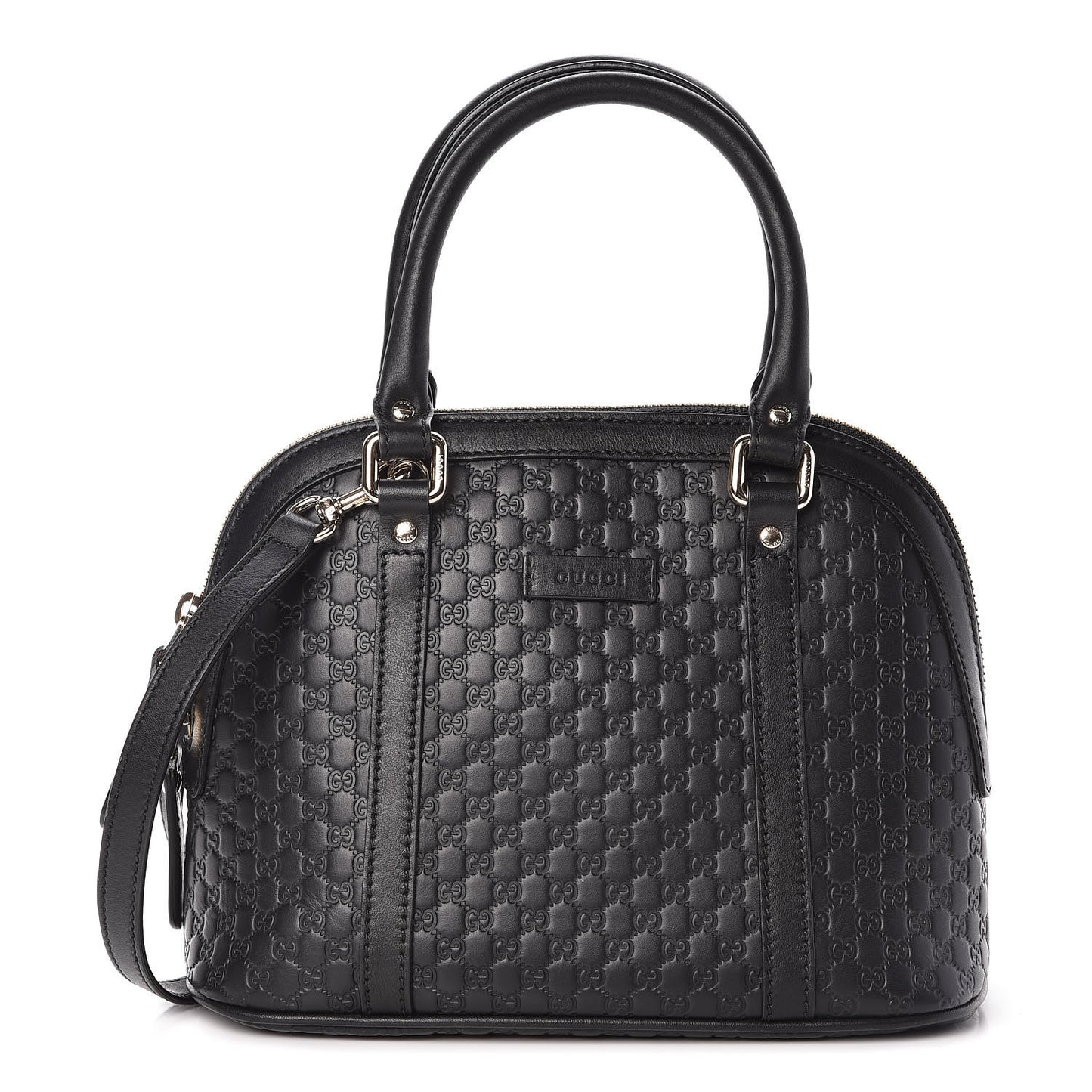 Microguccissima Mini Dome Bag Black