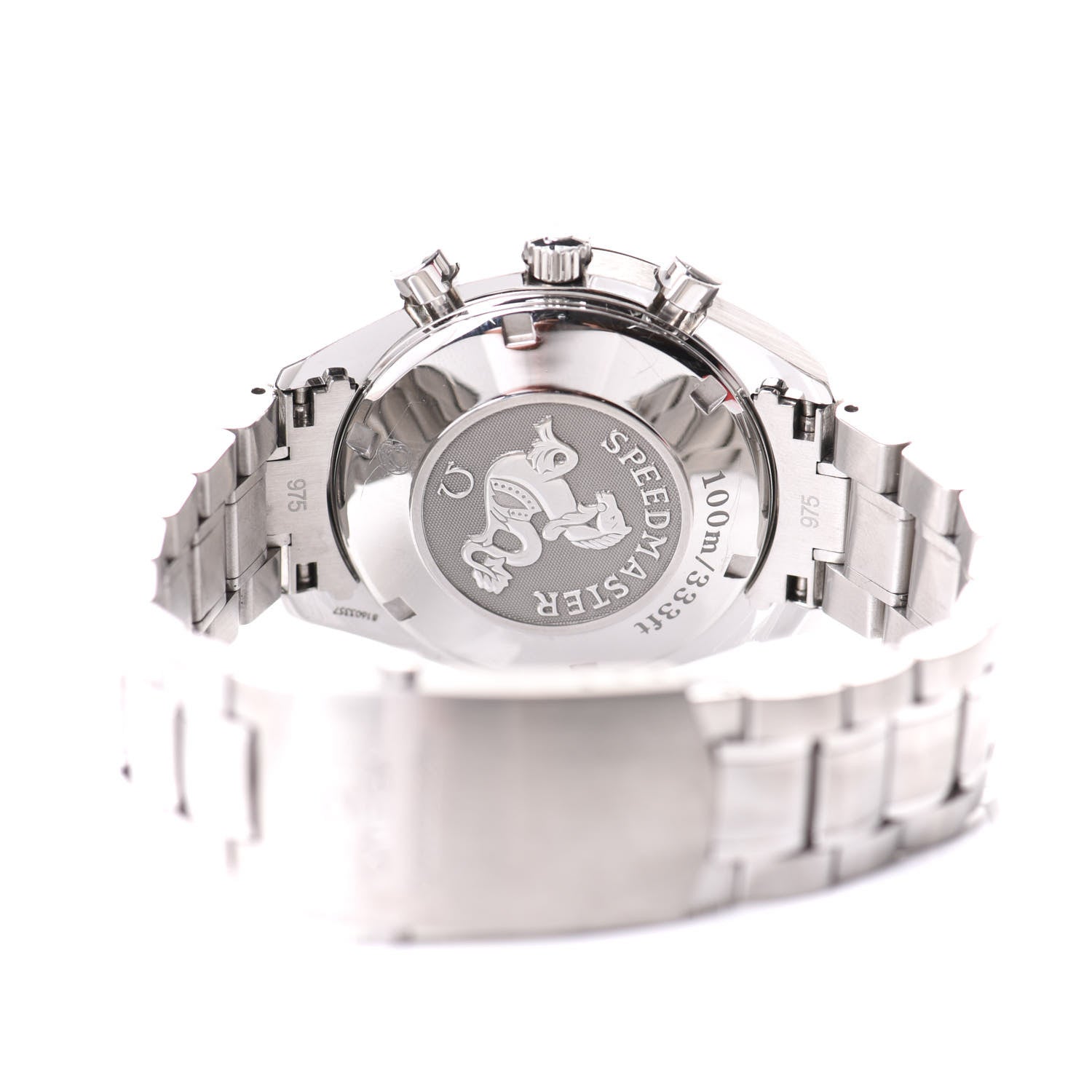 Omega Stainless Steel 40mm Speedmaster Chronograph Automatic Watch Black 3220.50.00 4 of 7
