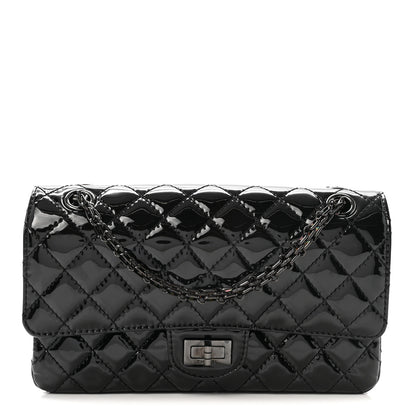 Chanel Patent Calfskin Quilted 2.55 Reissue 225 Flap So Black 1 of 10