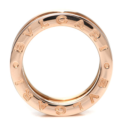 Bulgari 18K Rose Gold B.Zero1 Three-Band Ring 48 4.5 4 of 5