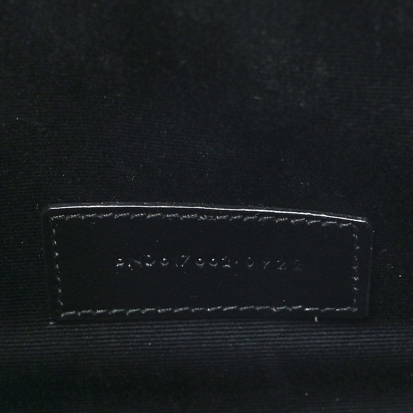 Grain De Poudre Matelasse Chevron Monogram Envelope Clutch Black