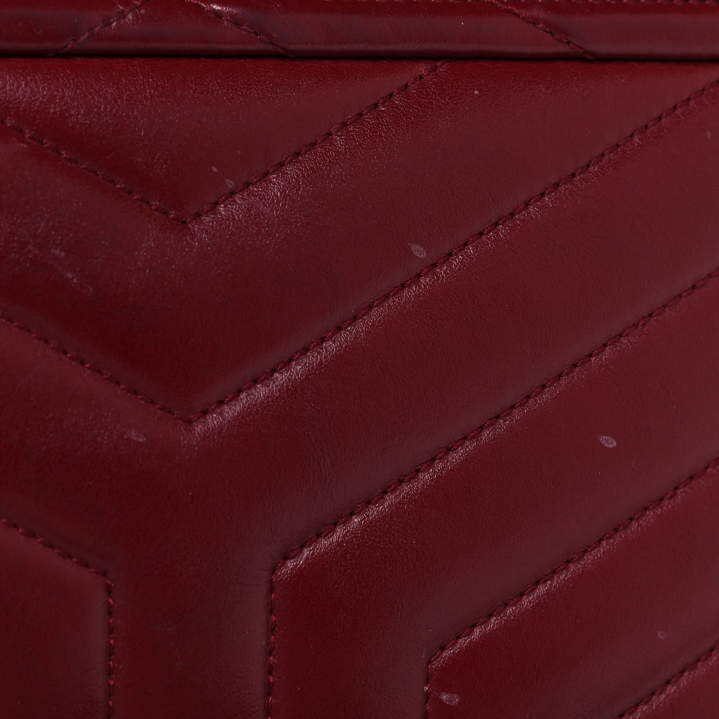 Calfskin Y Quilted Monogram Loulou Flap Bag Palissandre