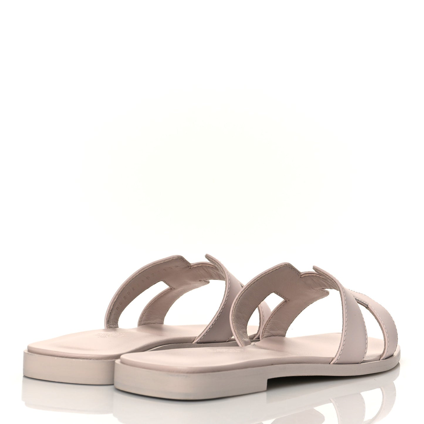 Box Calfskin Oran Sandals 36.5 Rose Pale