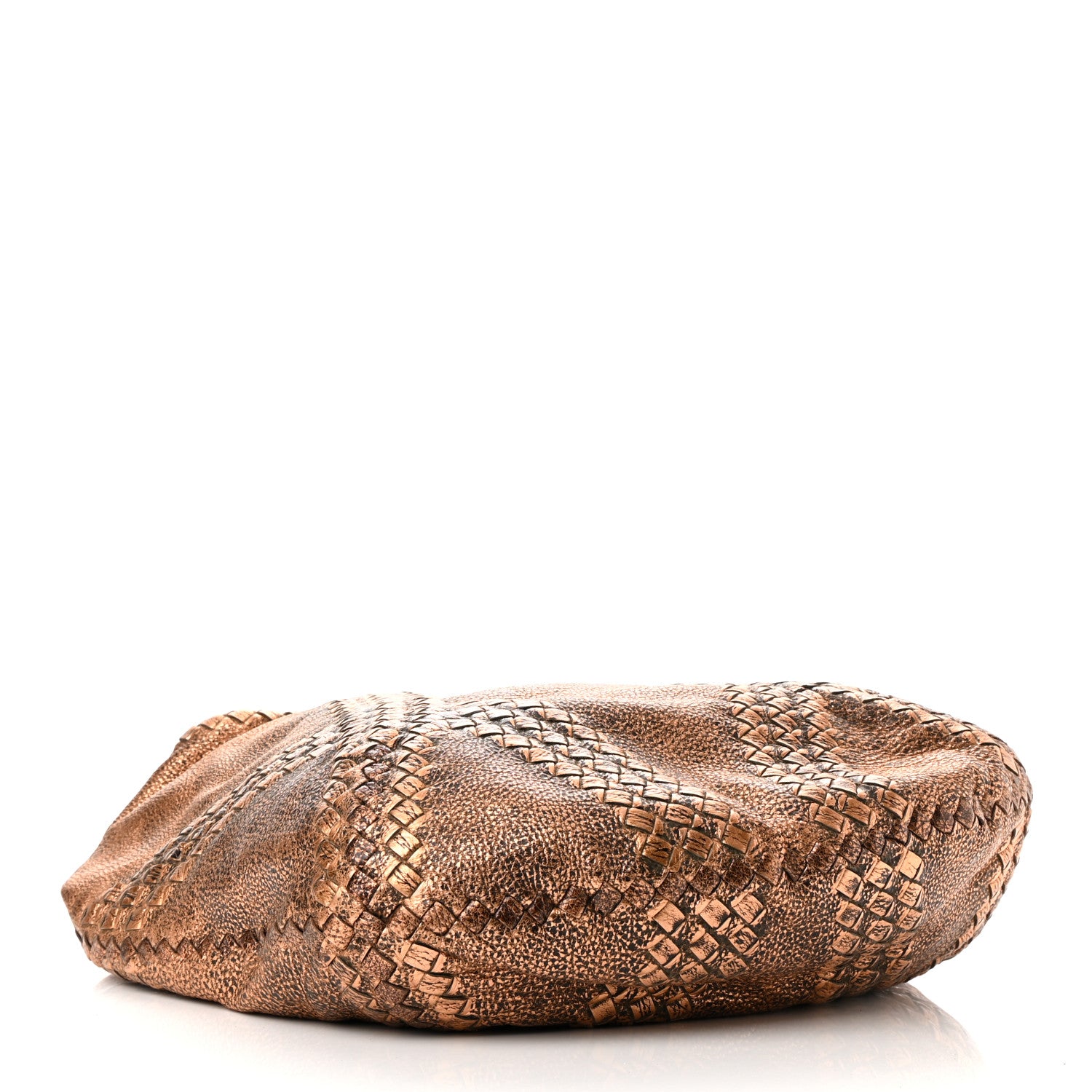 Bottega Veneta Metallic Cervo Deerskin Large Hobo Rame Ossidato 4 of 11