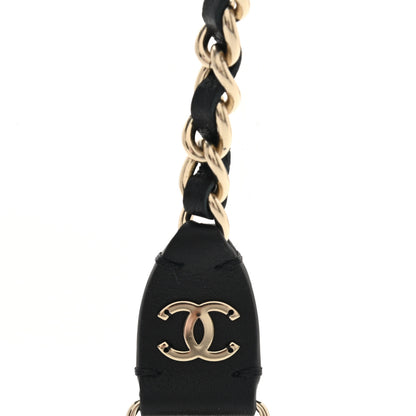 Chanel Calfskin CC Chain Suspenders M Black 3 of 4