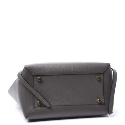 Celine Grained Calfskin Mini Belt Bag Grey 3 of 10