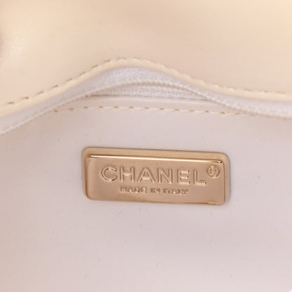 Chanel Sequin Mini Rectangular Flap White 6 of 10