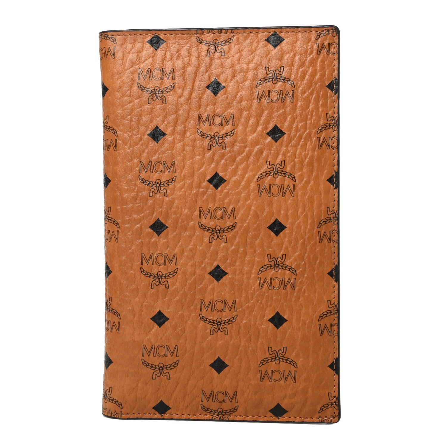 MCM Visetos Passport Holder Cognac 1 of 8