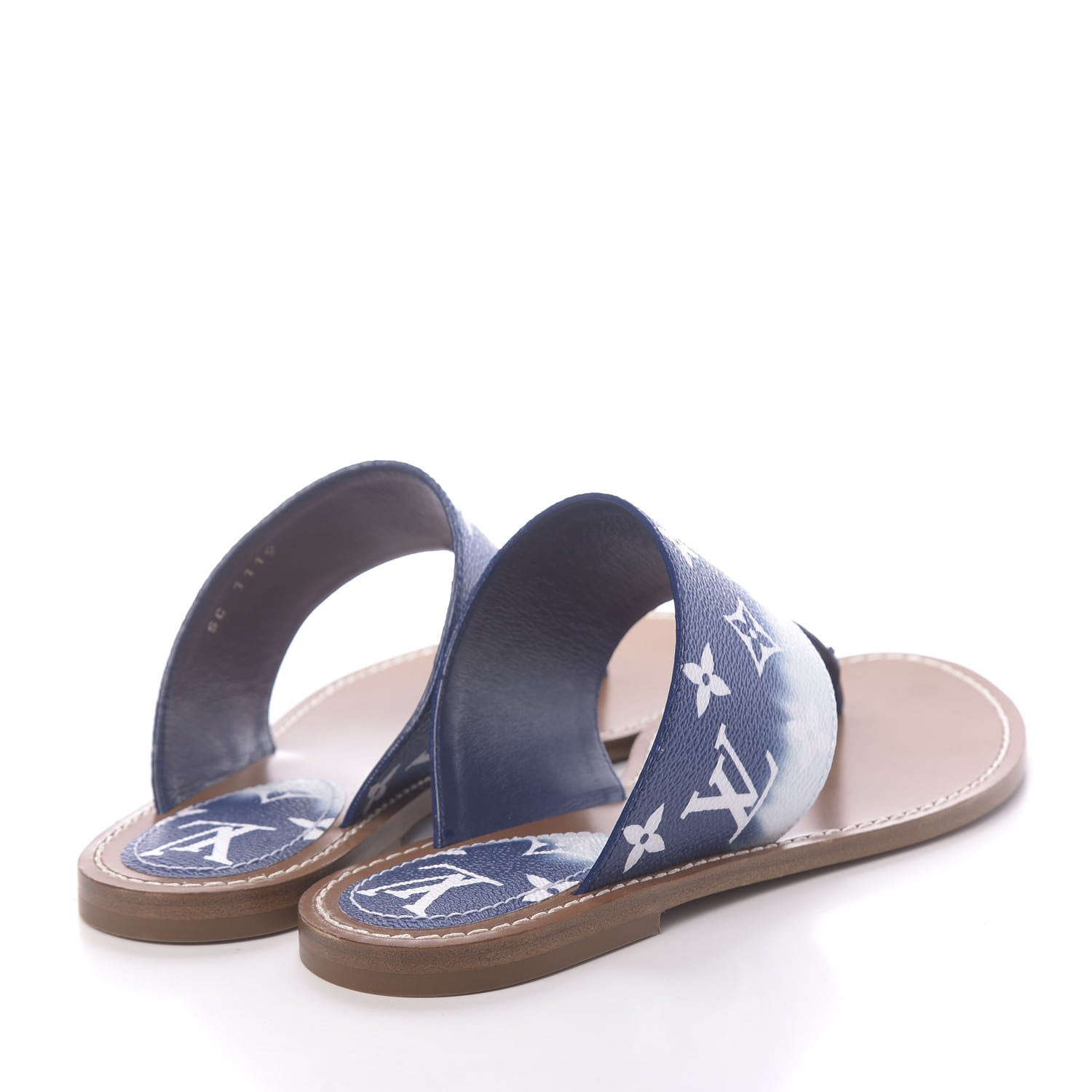 Louis Vuitton Monogram Escale Palma Sandals 39 Blue 4 of 9