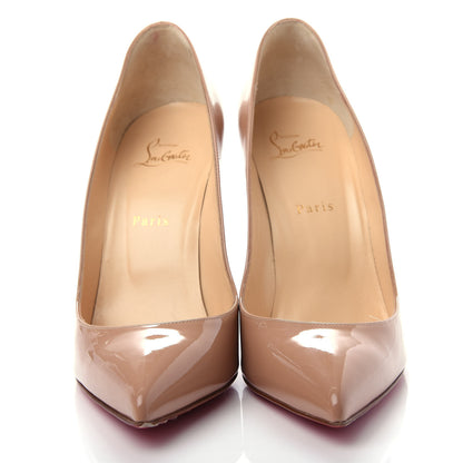 Christian Louboutin Patent Pigalle Follies 100 Pumps 41.5 Nude 5 of 10