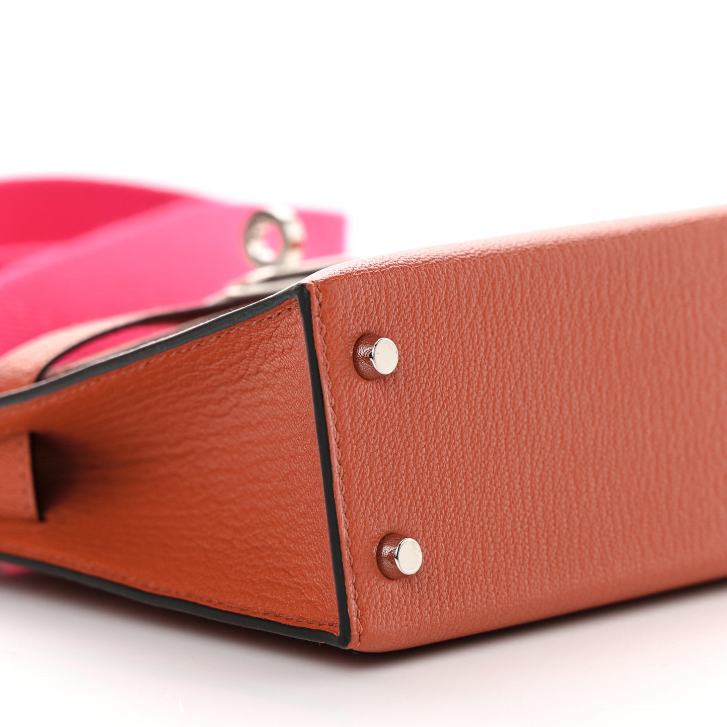 Chevre Mysore Mini Kelly Sellier 20 Cuivre Rose Mexico