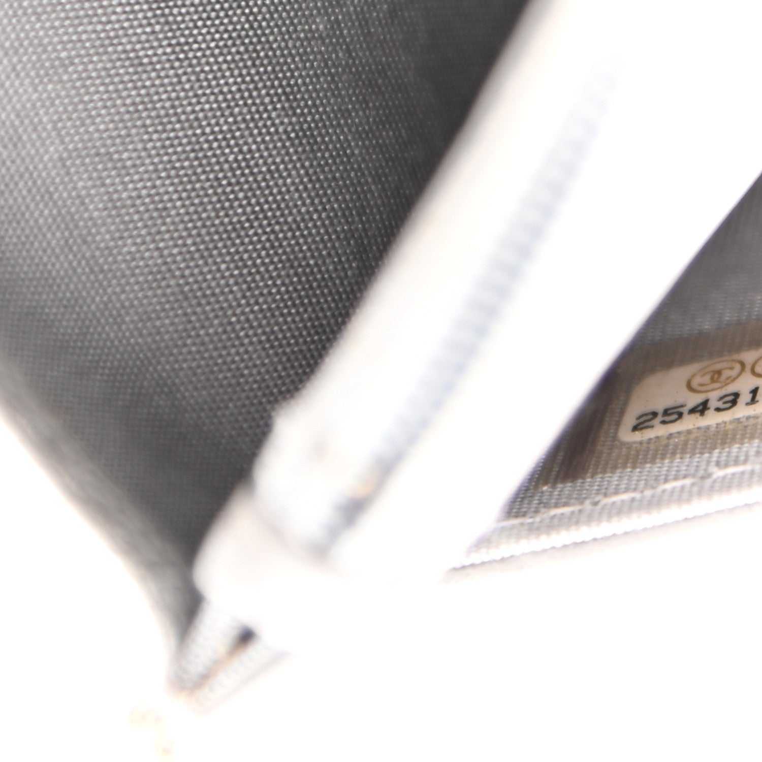 Chanel Caviar Quilted Boy Wallet On Chain WOC Grey 8 of 13
