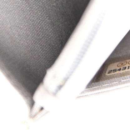 Chanel Caviar Quilted Boy Wallet On Chain WOC Grey 8 of 13