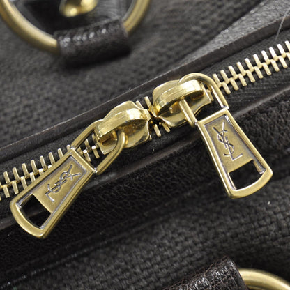 Saint Laurent Canvas Handbag Brown 9 of 9