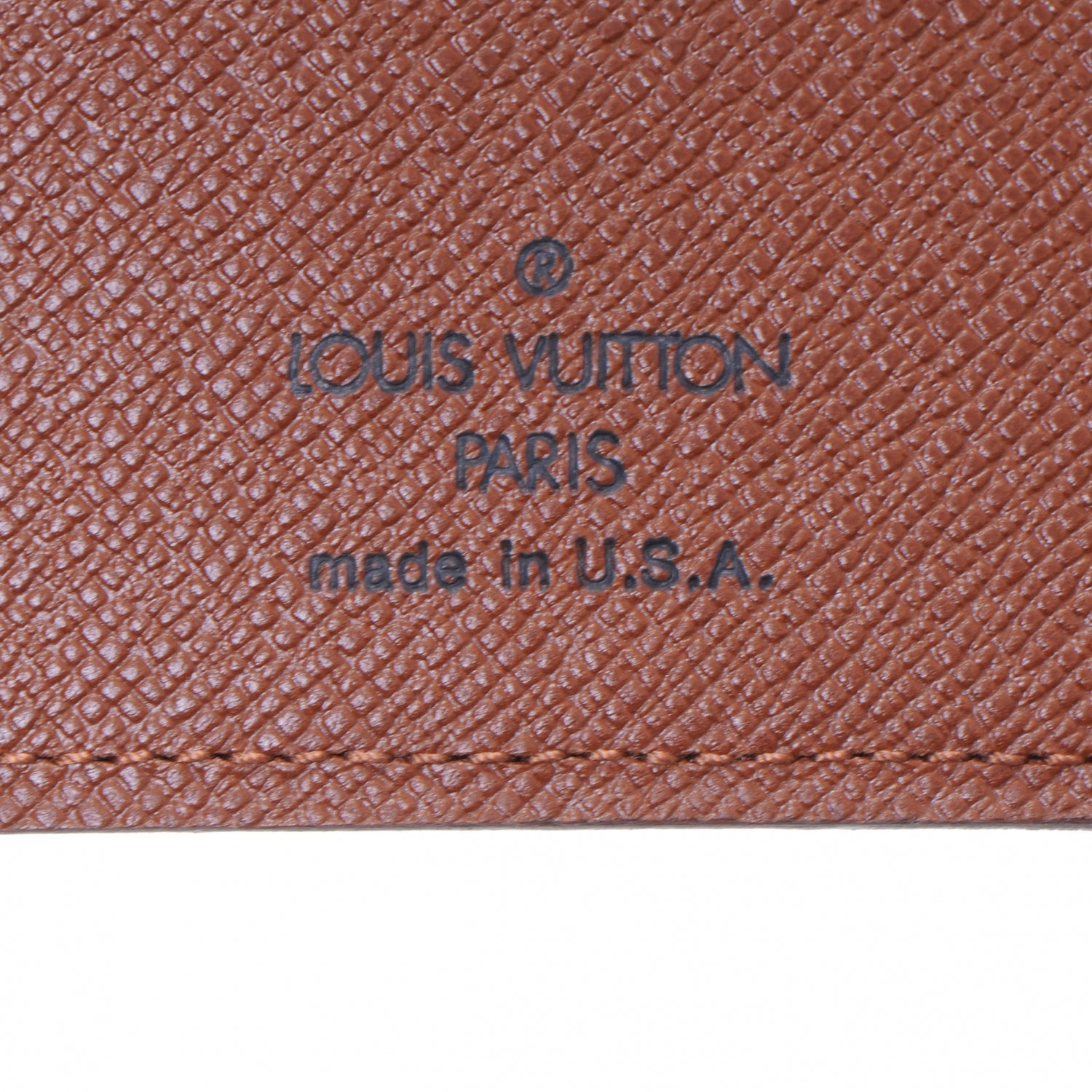 Louis Vuitton Monogram Simple Checkbook Holder Wallet 5 of 6