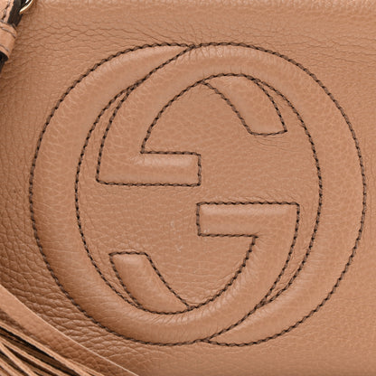 Gucci Pebbled Calfskin Small Soho Disco Bag Camelia 7 of 7