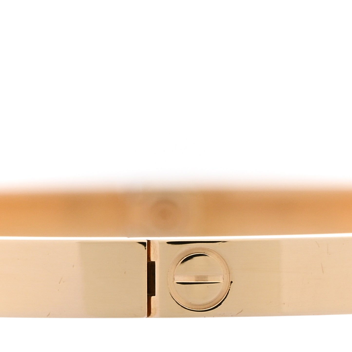18K Yellow Gold Small LOVE Bracelet 17