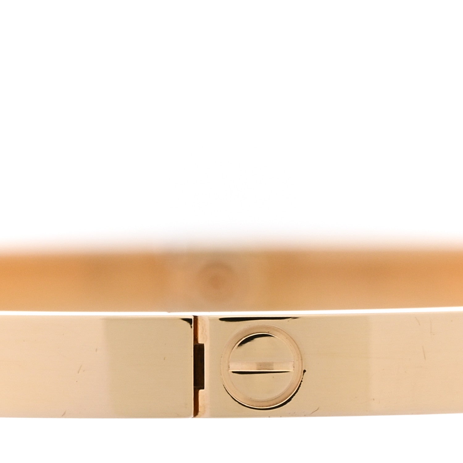 Cartier 18K Yellow Gold Small LOVE Bracelet 17 4 of 5
