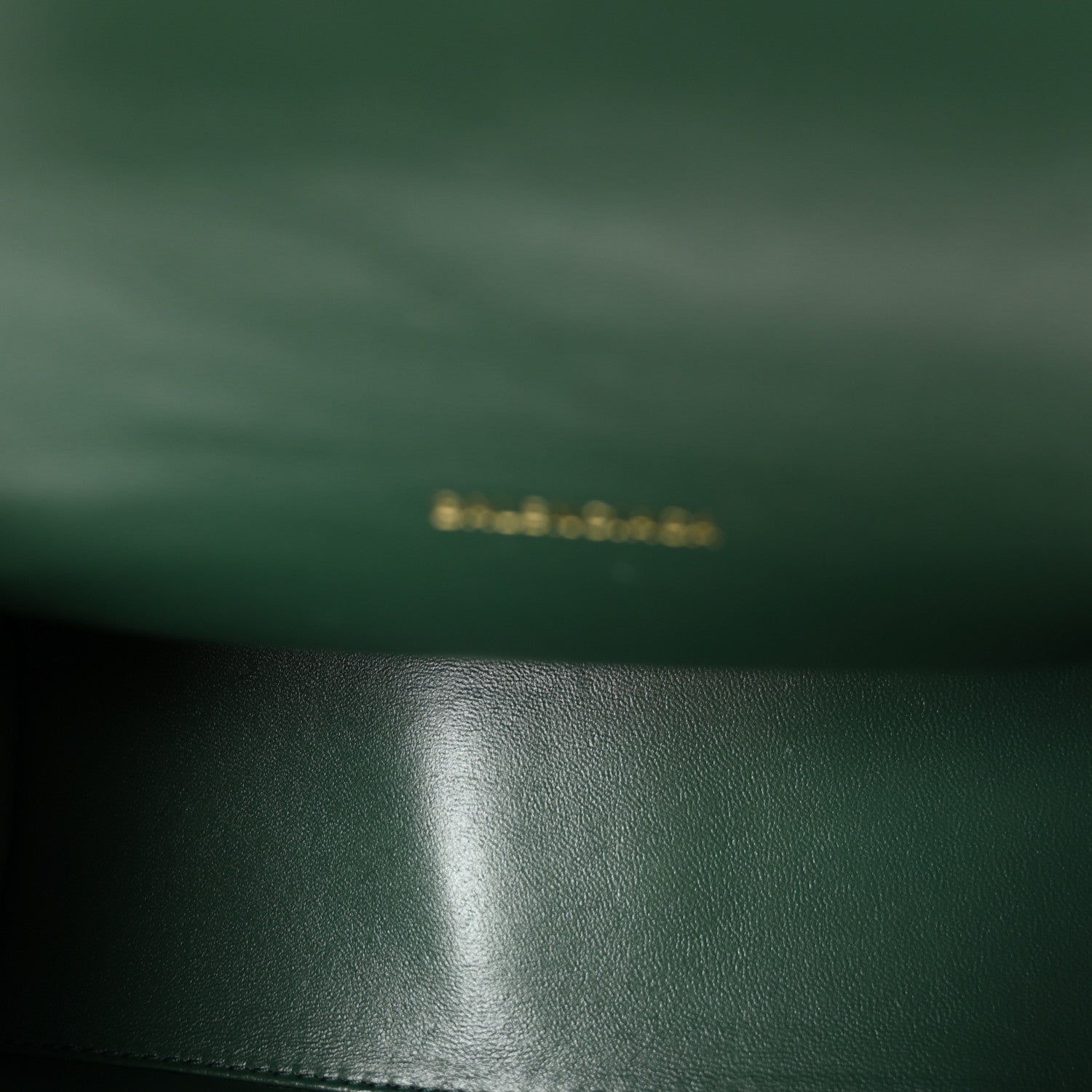 Balenciaga Shiny Calfskin Crocodile Embossed Hourglass Top Handle Bag XS Forest Green 5 of 10