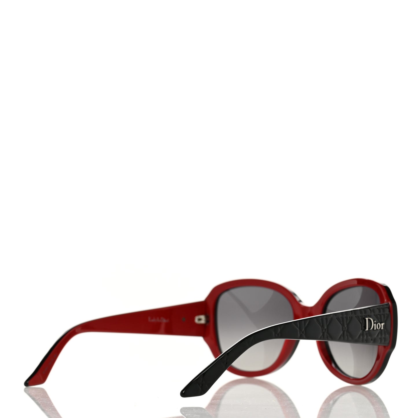Resin Cannage Lady In Dior 1 Sunglasses Black Red