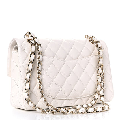 Chanel Caviar Quilted Small Double Flap White 3 of 10