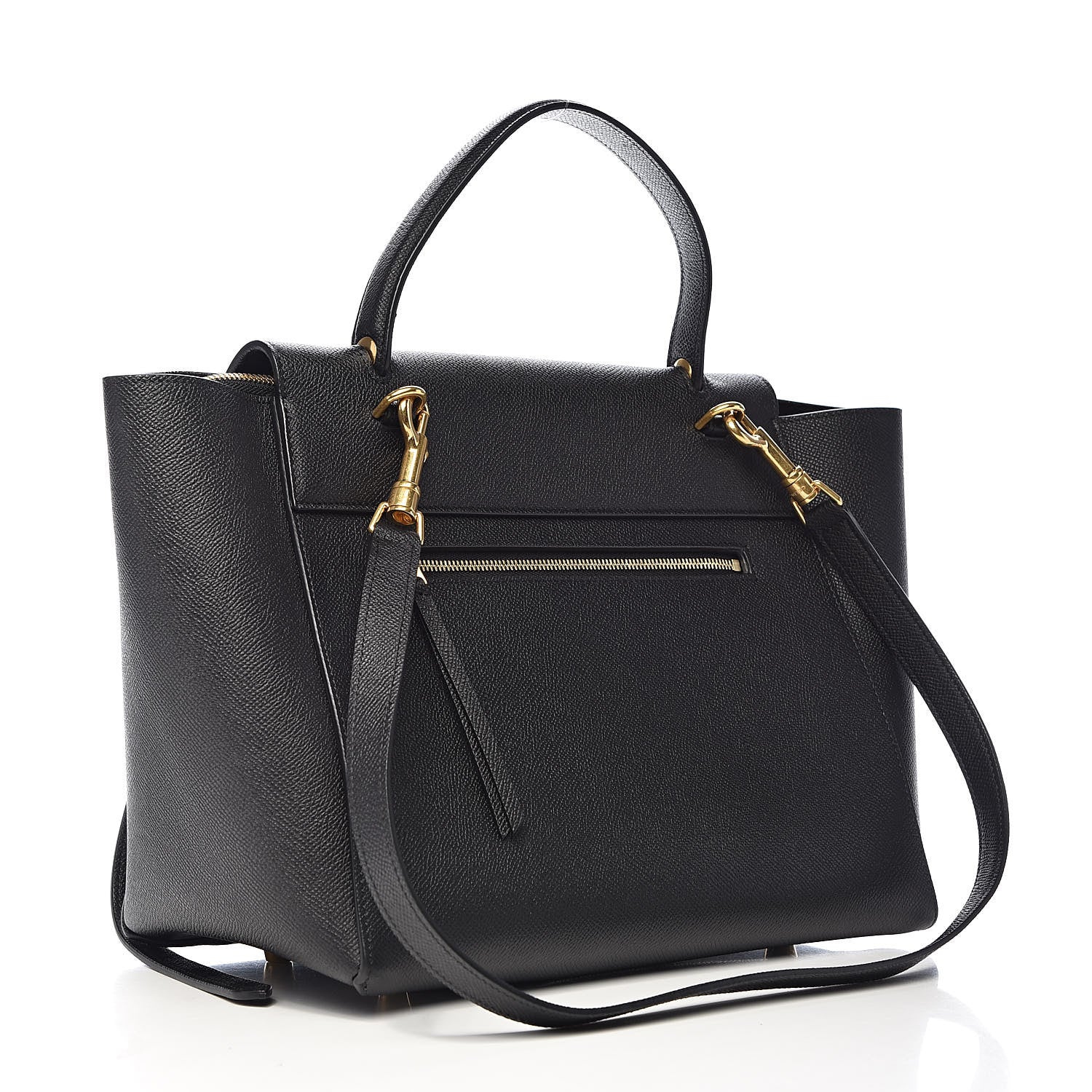 Celine Grained Calfskin Mini Belt Bag Black 3 of 13