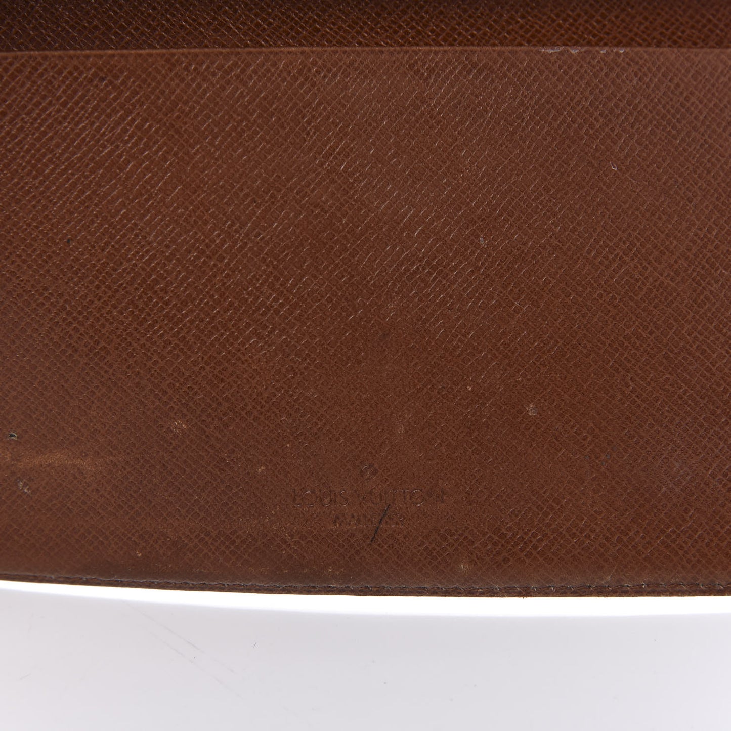 Monogram Simple Checkbook Holder Wallet