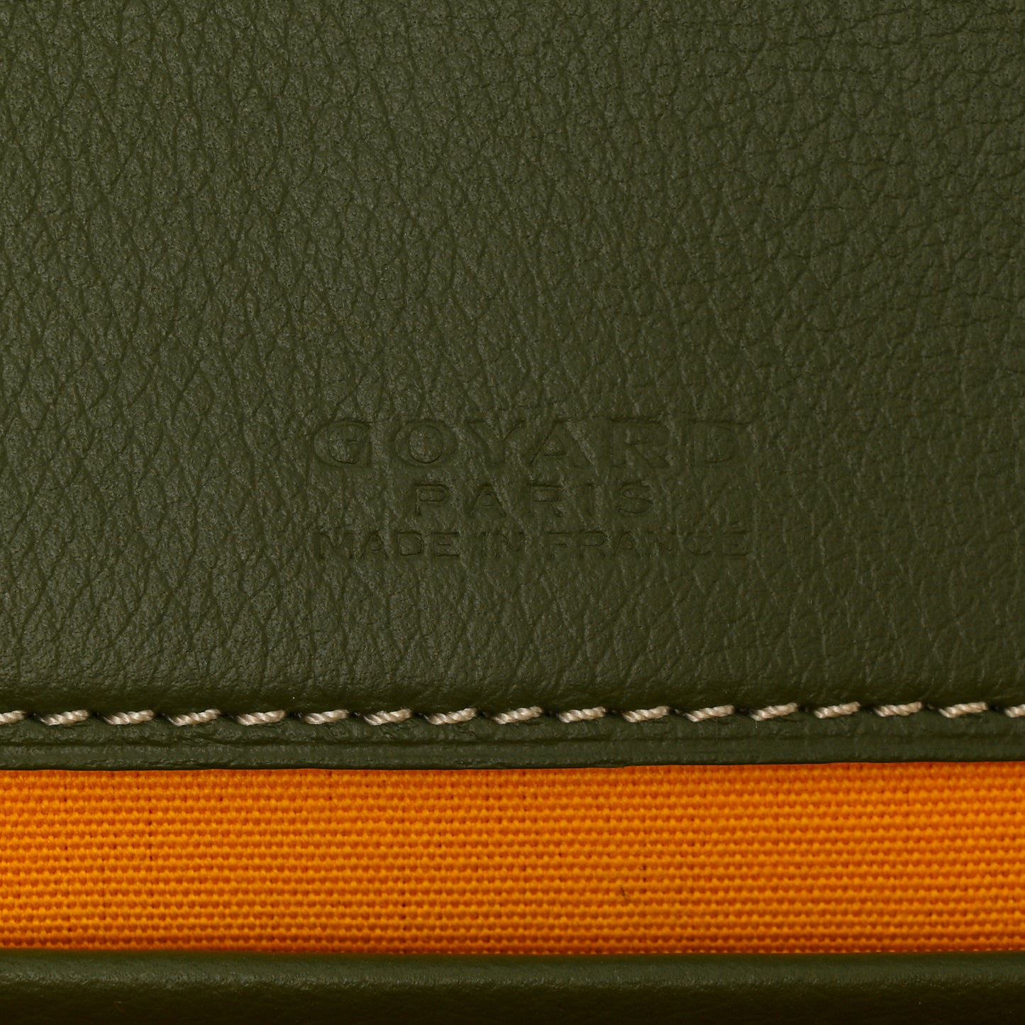 Goyardine Belvedere II PM Messenger Bag Kaki