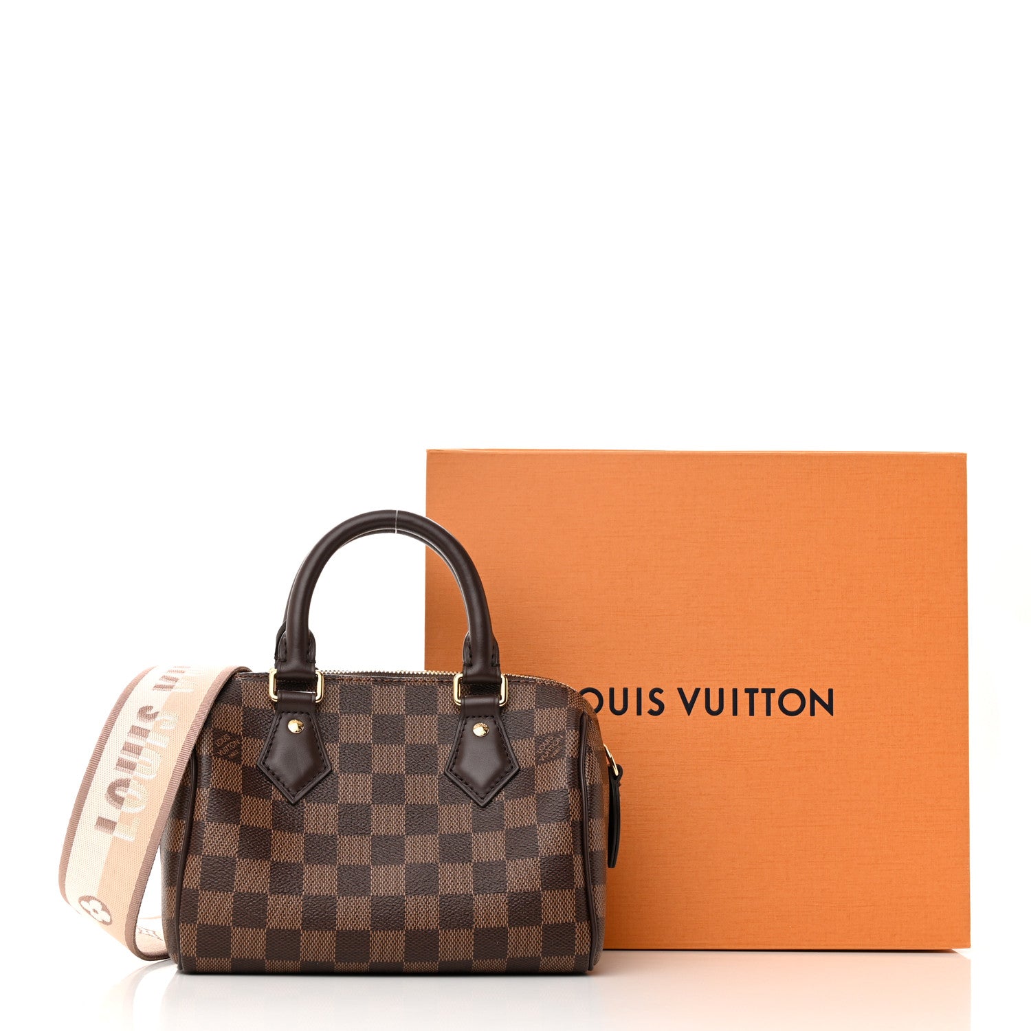 Louis Vuitton Damier Ebene Speedy Bandouliere 20 14 of 14