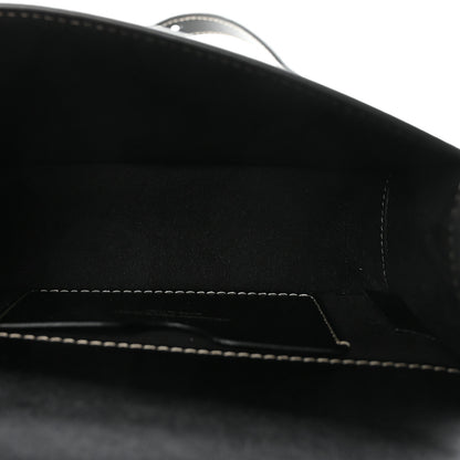 Alexander McQueen Calfskin Spike Studded Knuckle Satchel Black Silver 5 of 9