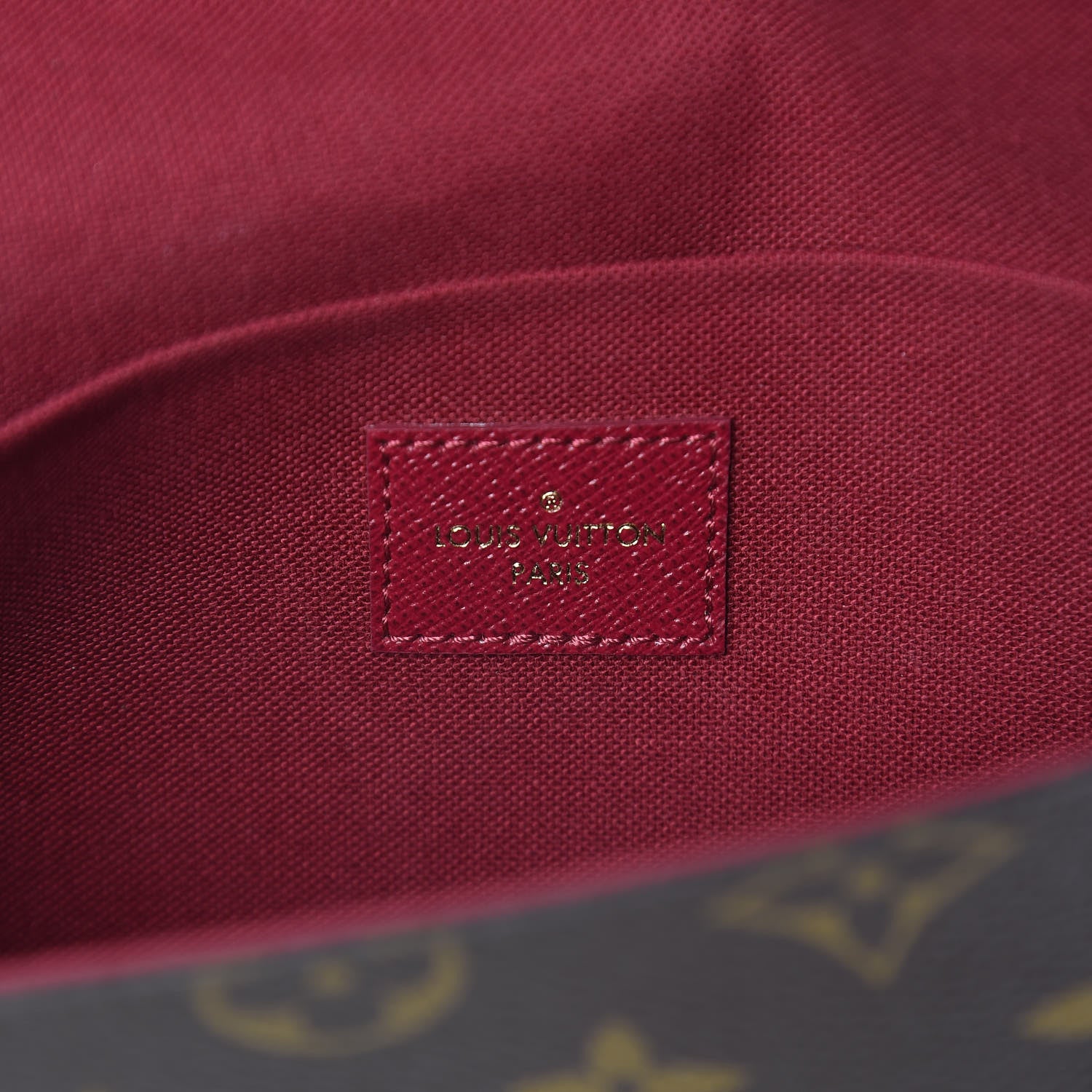 Louis Vuitton Monogram Pochette Felicie Chain Wallet Fuchsia 6 of 12