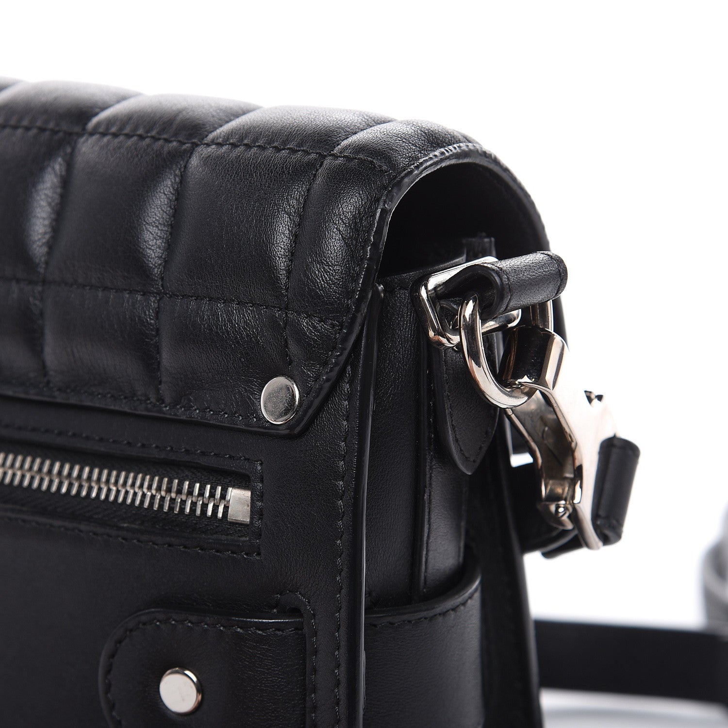 Proenza Schouler Lambskin Quilted Mini PS11 Classic Shoulder Bag Black 13 of 15