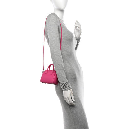 Givenchy Shiny Lord Calfskin Micro Antigona Neon Pink 2 of 10