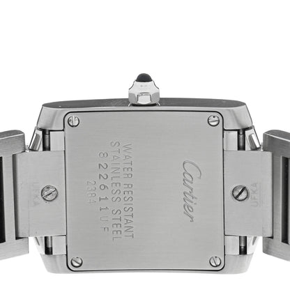 Cartier Stainless Steel 20mm Tank Francaise Quartz Watch 4 of 4