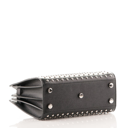 Saint Laurent Calfskin Studded Nano Sac De Jour Black 4 of 6