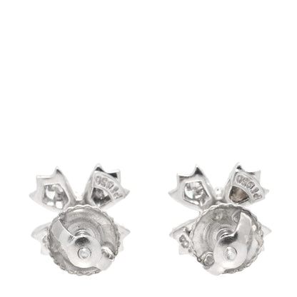 Tiffany Platinum Diamond Floret Stud Earrings 3 of 6