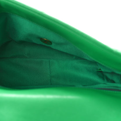 Chanel Lambskin Quilted Large Chanel 19 Flap Green 5 of 9