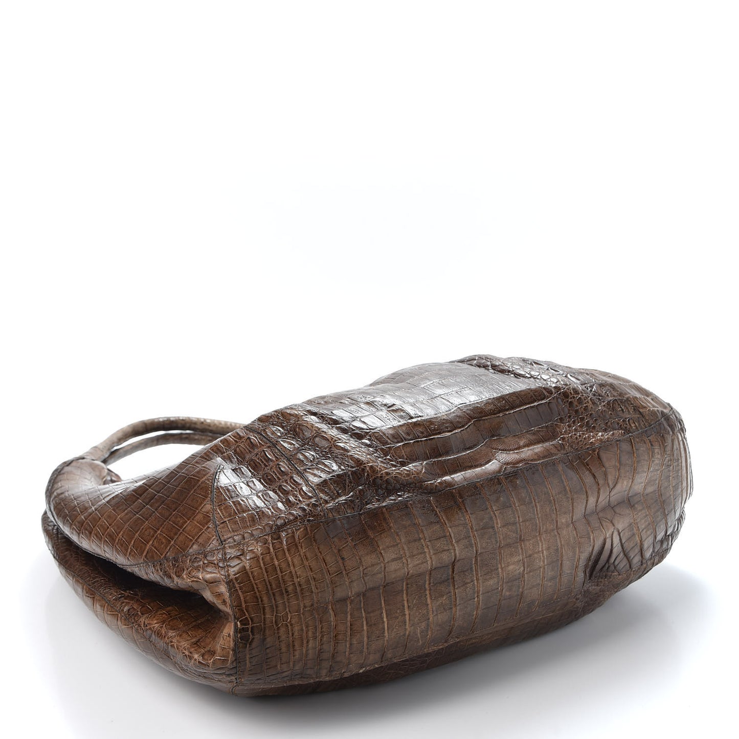 Crocodile Hobo Brown