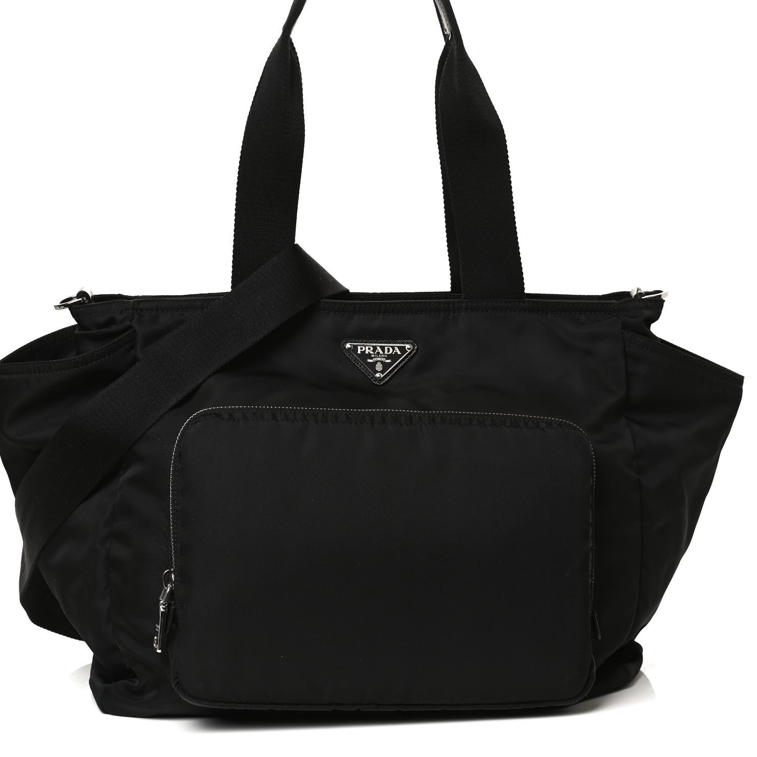 Prada Nylon Vela Baby Bag Black 12 of 12