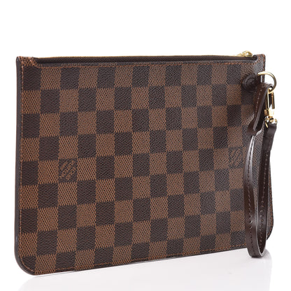 Louis Vuitton Damier Ebene Neverfull MM GM Pochette 3 of 9