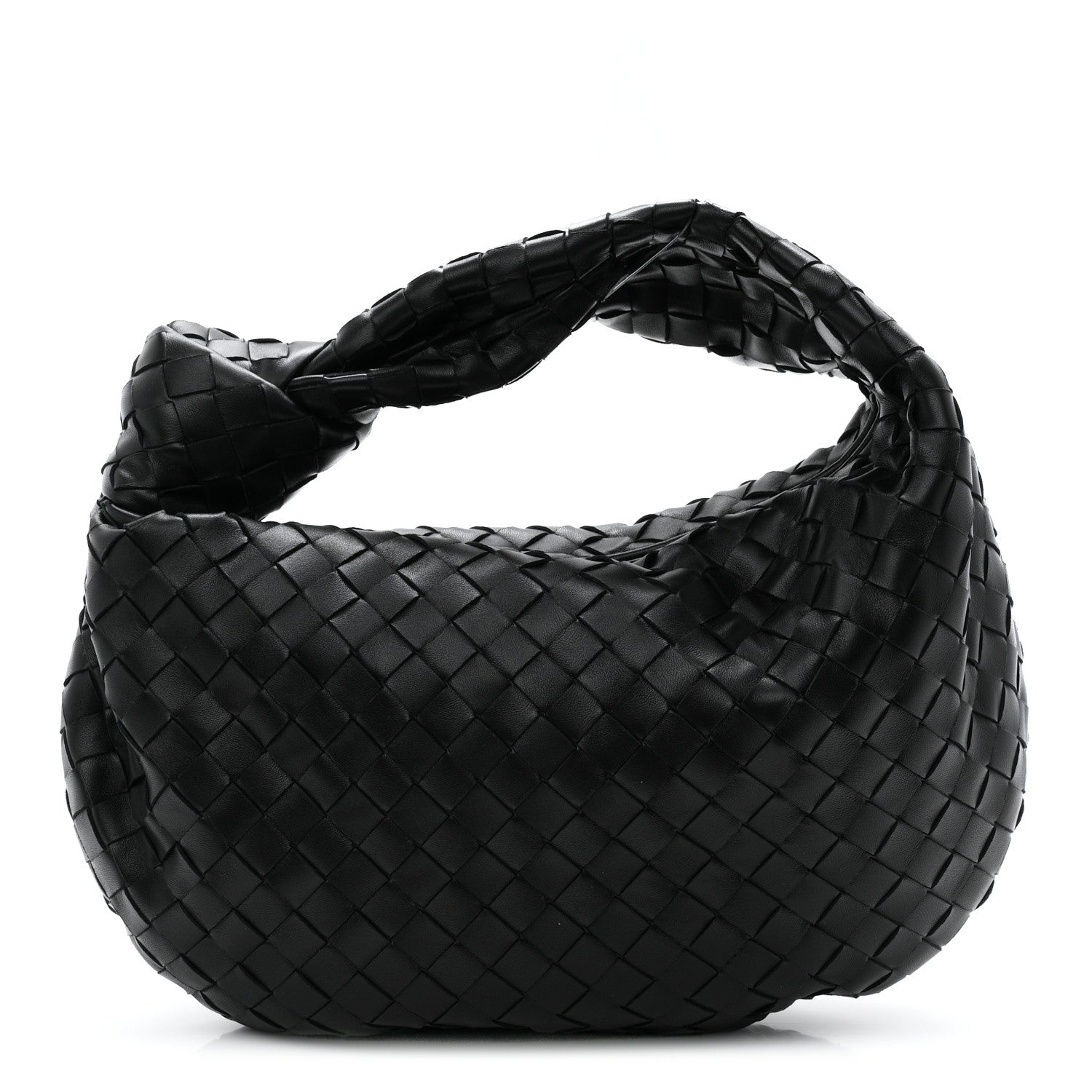 Bottega Veneta Nappa Intrecciato Teen Jodie Hobo Black 1 of 10