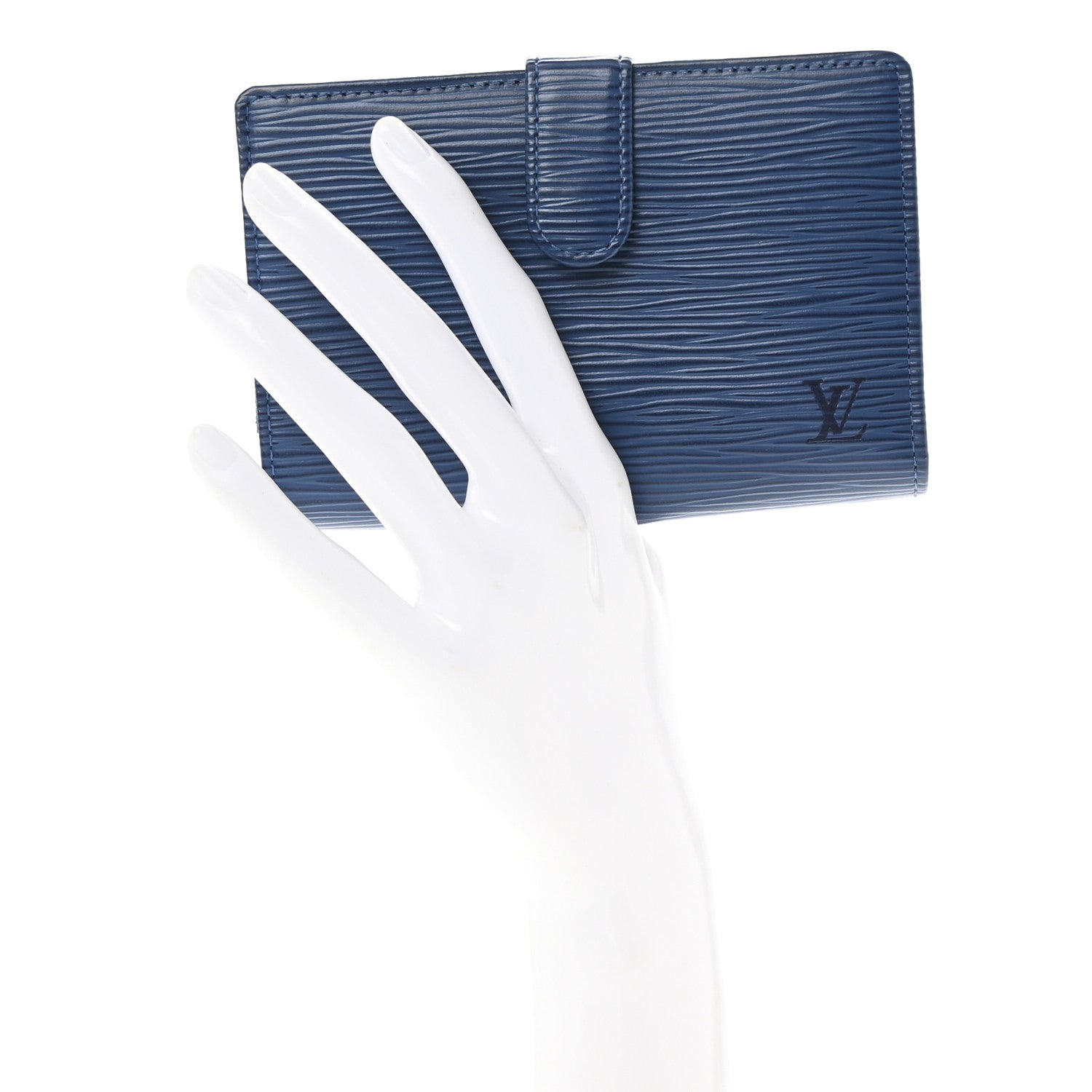 Louis Vuitton Epi French Purse Wallet Myrtille 2 of 6