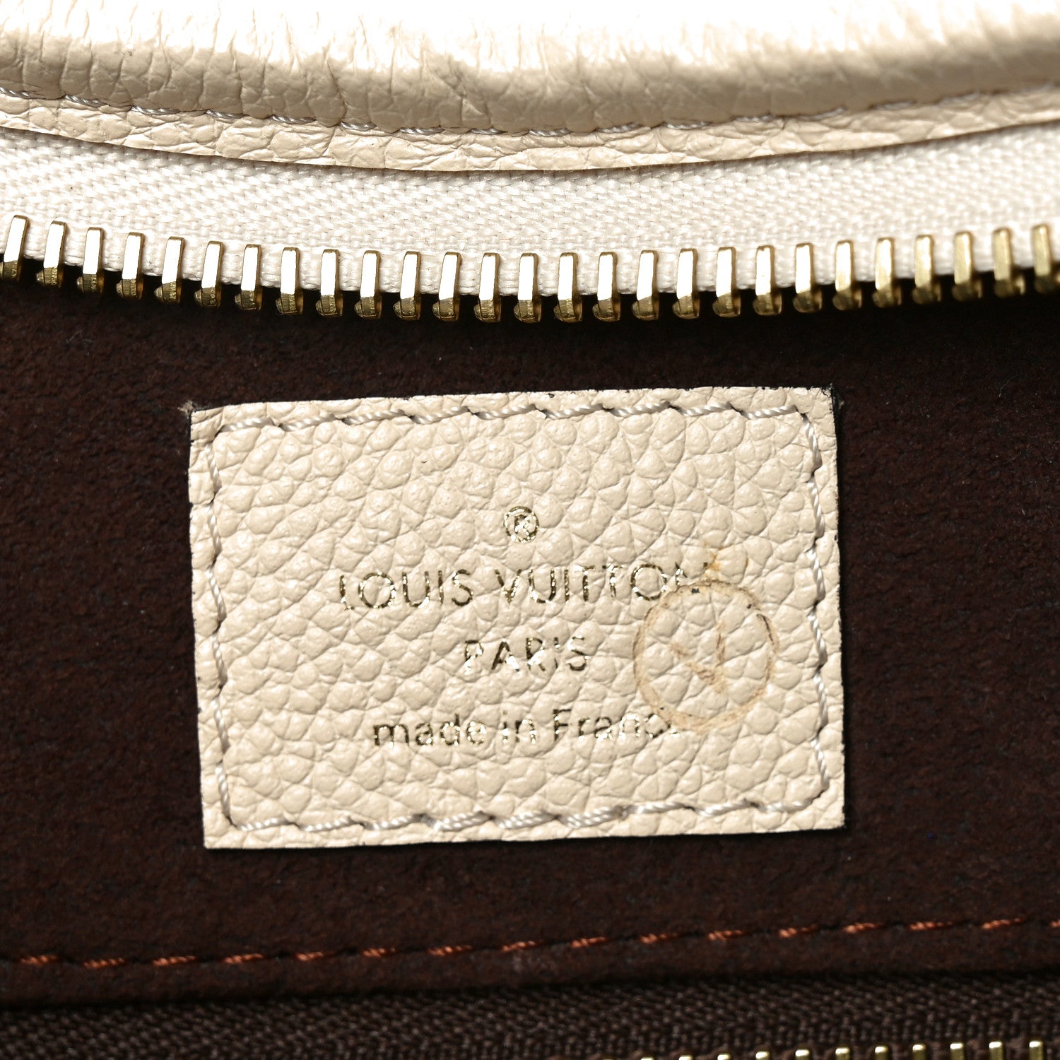 Louis Vuitton Empreinte Carryall PM Cream 7 of 10