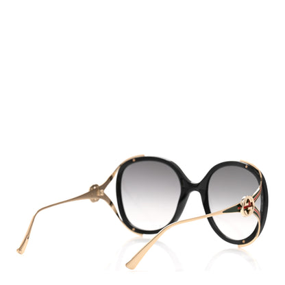 Gucci Round Frame Injected GG0226S Sunglasses Black 4 of 10