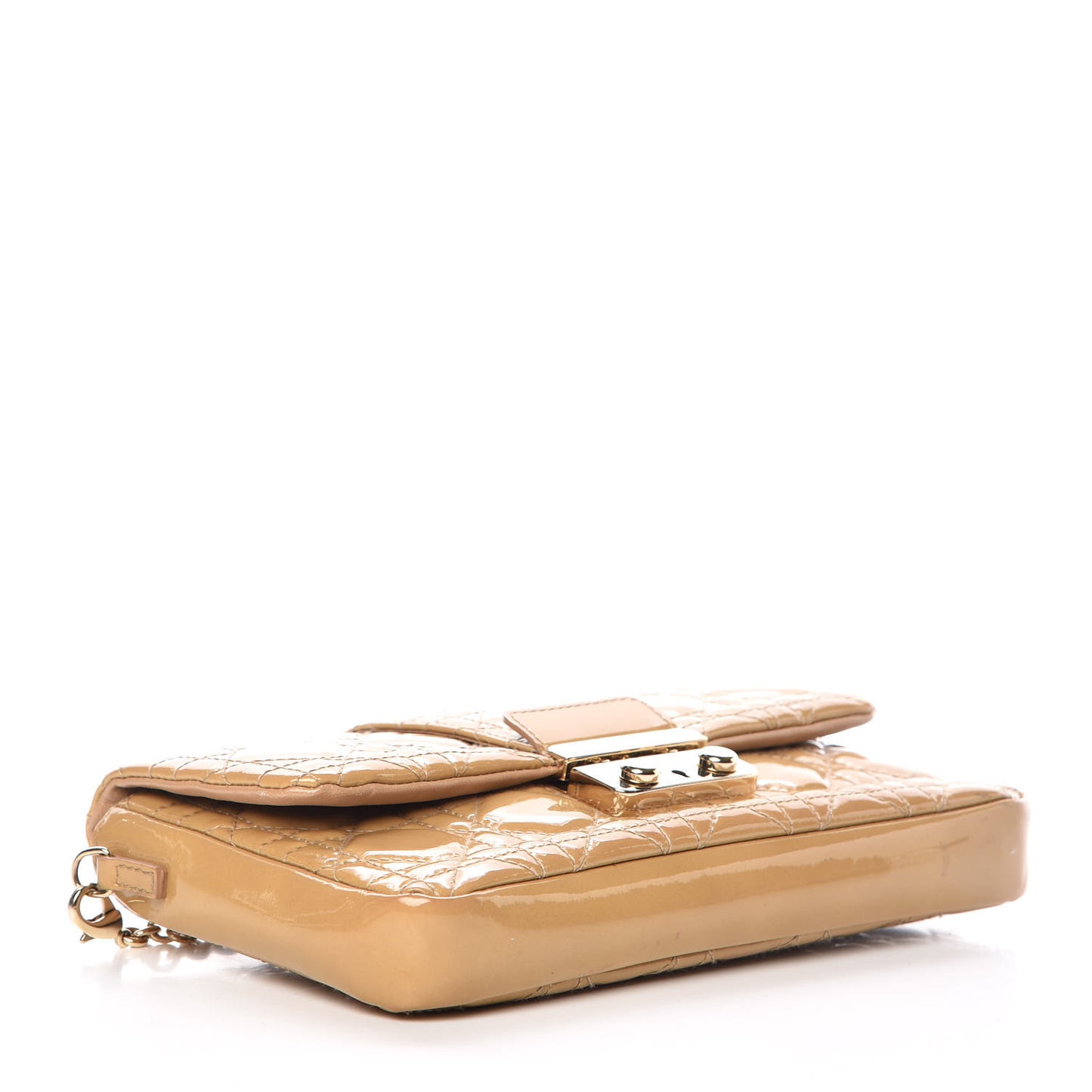 Patent Cannage New Lock Pouch Beige