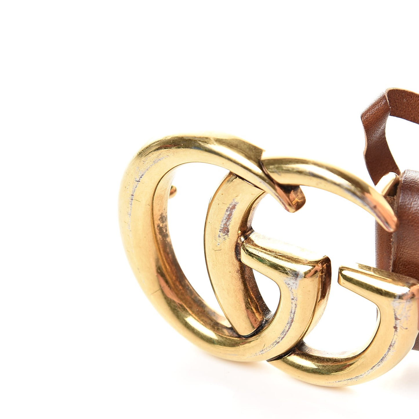 Faded Calfskin Double G 40mm Belt 100 40 Cuir