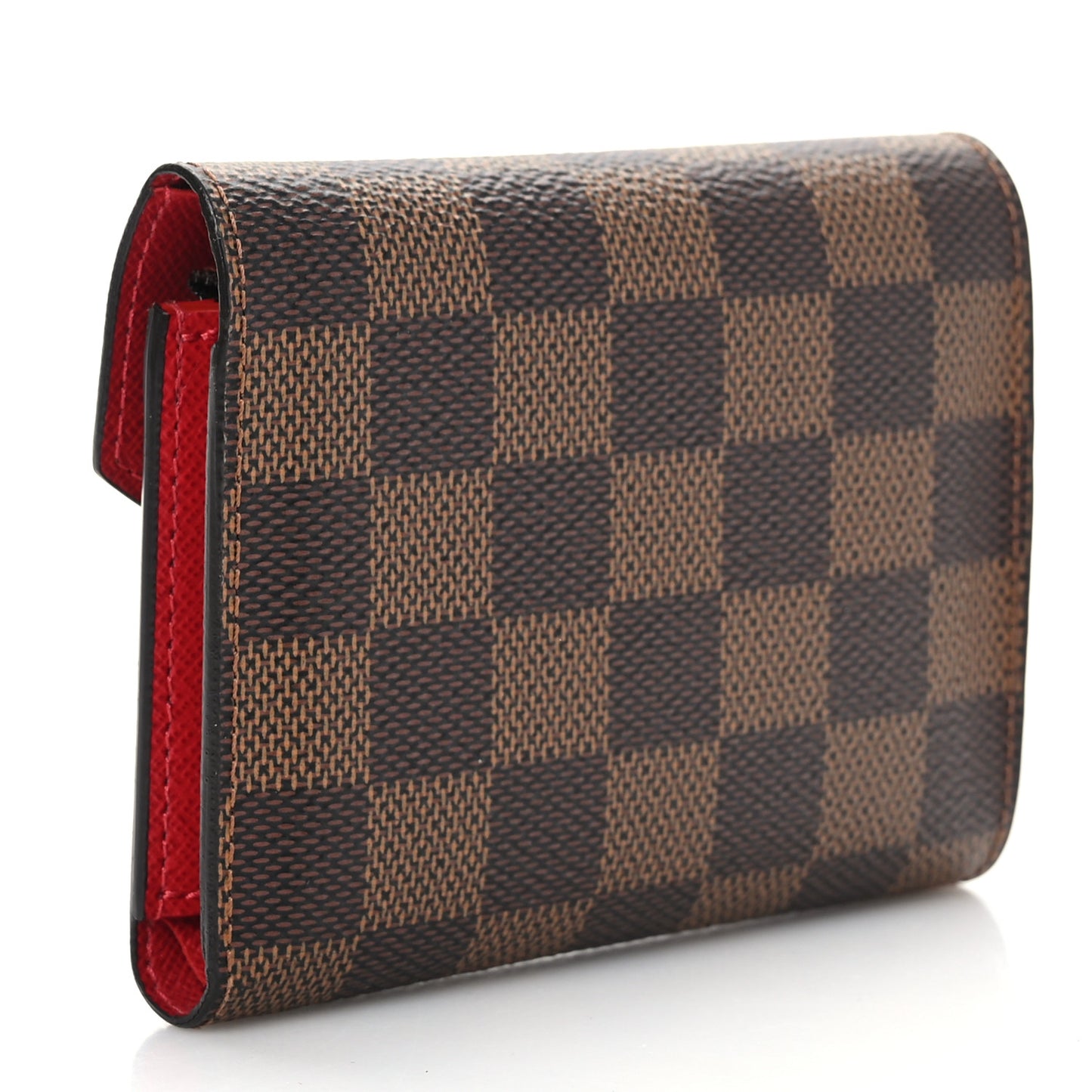 Damier Ebene Victorine Wallet Red