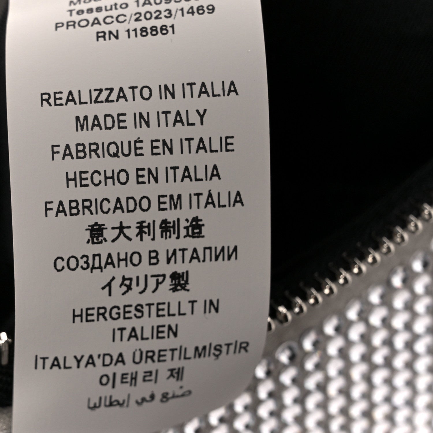 Versace Crystal La Medusa Hobo Silver 8 of 11